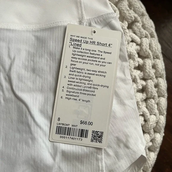 NWT Lululemon Speed Up HR 4” Athletic Shorts - Picture 2 of 3